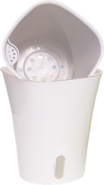 Изображение товара Кашпо BOTANICA Aqua с автополивом (7.5x8.5см, белый)