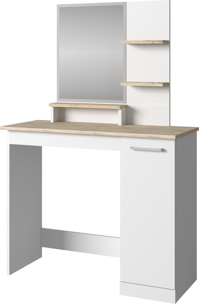 Изображение товара Туалетный столик Anrex Oskar (белый/дуб сонома)