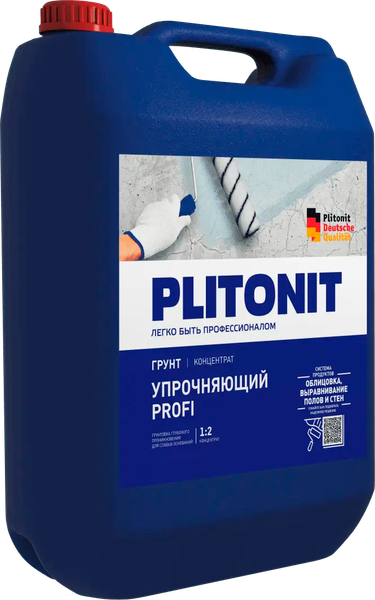 Изображение товара Грунтовка Plitonit Упрочняющая для слабых оснований концентрат (3л)