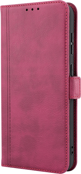 Изображение товара Чехол-книжка Case Book для Honor X5 Plus с магнитной застежкой (темно-красный)