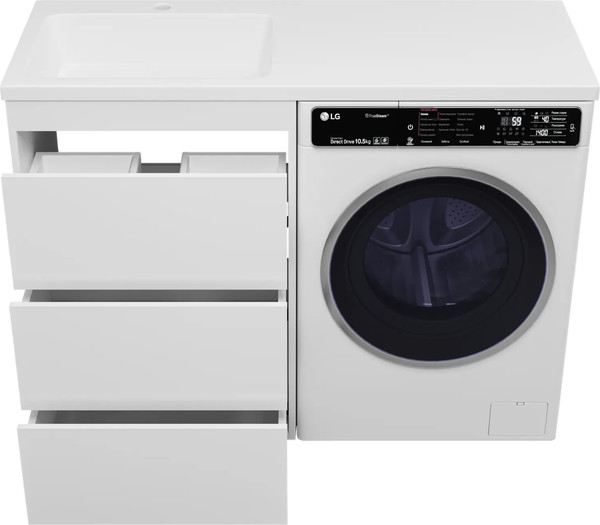 Изображение товара Тумба с умывальником Brevita Grafit 60 / GRA-01060-023Я+5216120