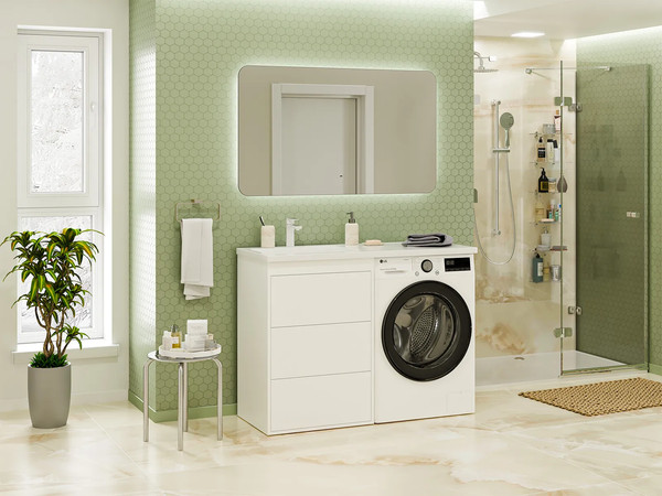 Изображение товара Тумба с умывальником Brevita Grafit 60 / GRA-01060-023Я+5216120