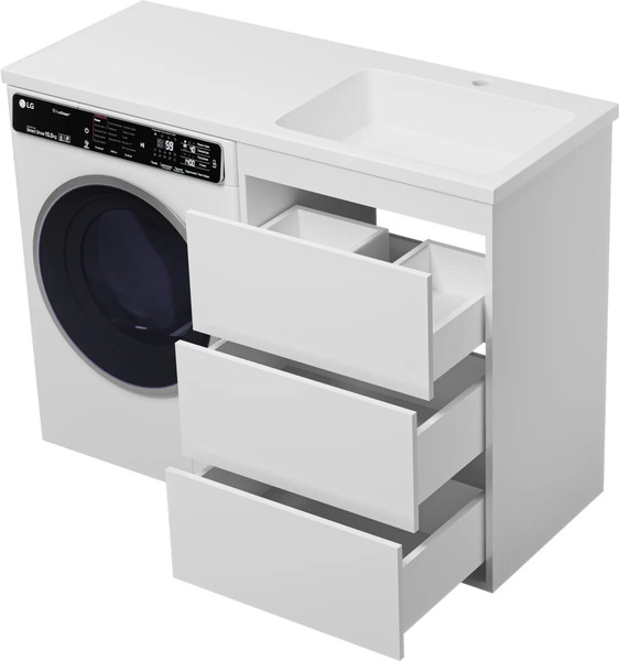Изображение товара Тумба с умывальником Brevita Grafit 60 / GRA-01060-023Я+5217120