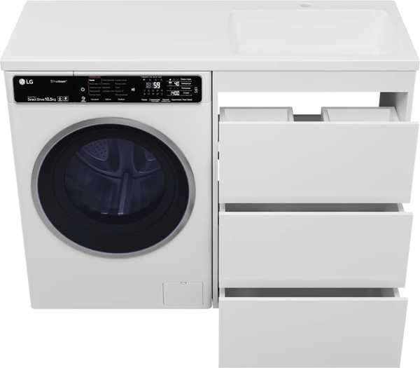 Изображение товара Тумба с умывальником Brevita Grafit 60 / GRA-01060-023Я+5217120