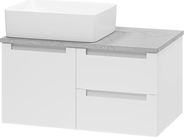 Изображение товара Тумба с умывальником Brevita Cargo 80 / CAR-01080-011П2Я+MA01-80К+7050H-805