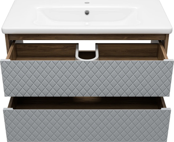 Изображение товара Тумба с умывальником Brevita Chester 90 / CHE-09090-49502Я+13090-KL