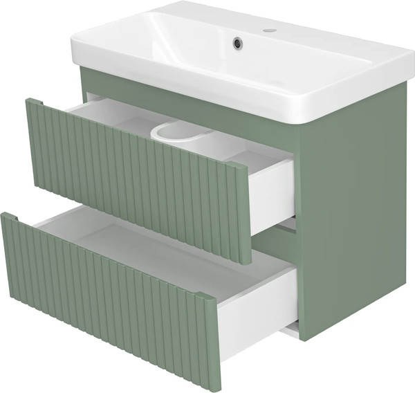 Изображение товара Тумба с умывальником Brevita Victory 70 / VIC-09070-0802Я+11070-KL