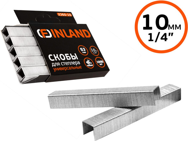 Изображение товара Скобы Finland 2360-10 (1000шт)