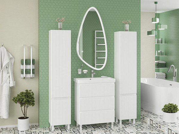 Изображение товара Тумба с умывальником Brevita Victory 70 / VIC-07070-0103Я+11070-KL