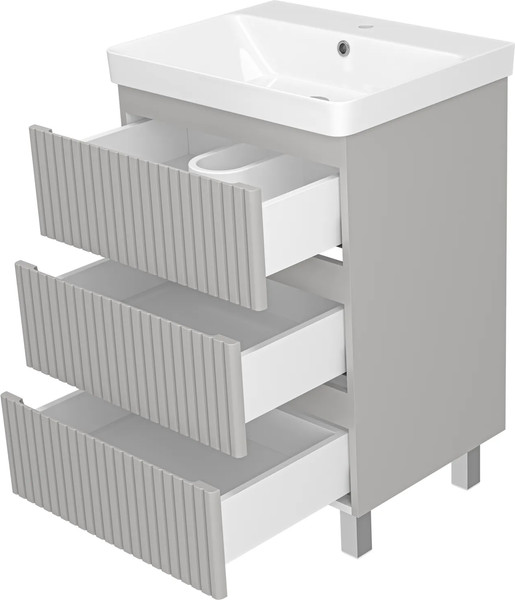 Изображение товара Тумба с умывальником Brevita Victory 60 / VIC-07060-50-03Я+11060-KL