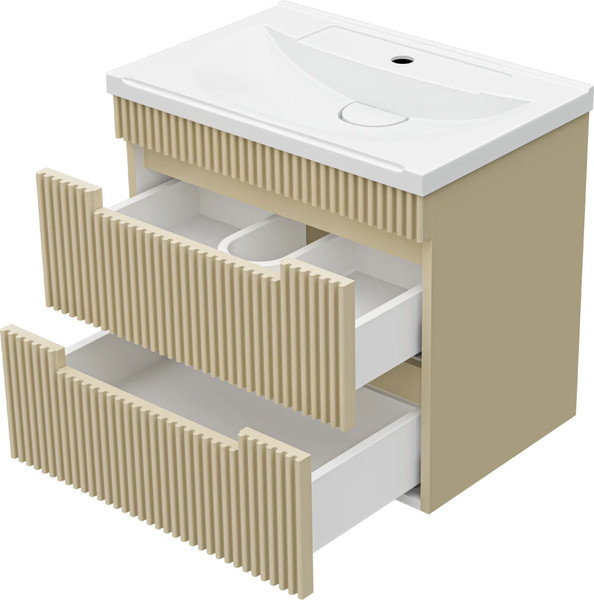 Изображение товара Тумба с умывальником Brevita Ariana 60 / ARI-01060-03062Я+Р-Евв14060-Д