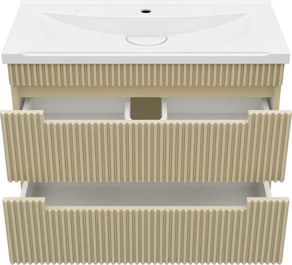 Изображение товара Тумба с умывальником Brevita Ariana 80 / ARI-01080-03062Я+Р-Евв14080-Д