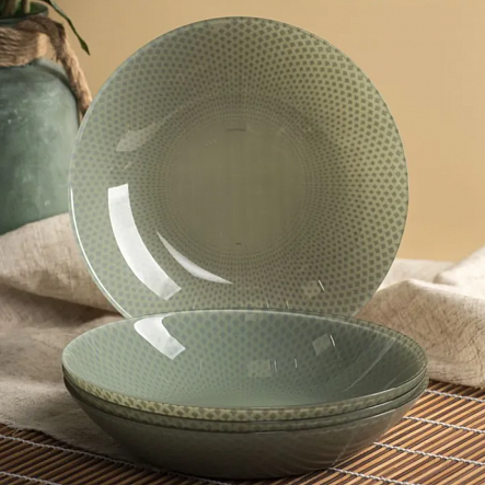 Изображение товара Тарелка столовая глубокая Luminarc Selesti Green V9374