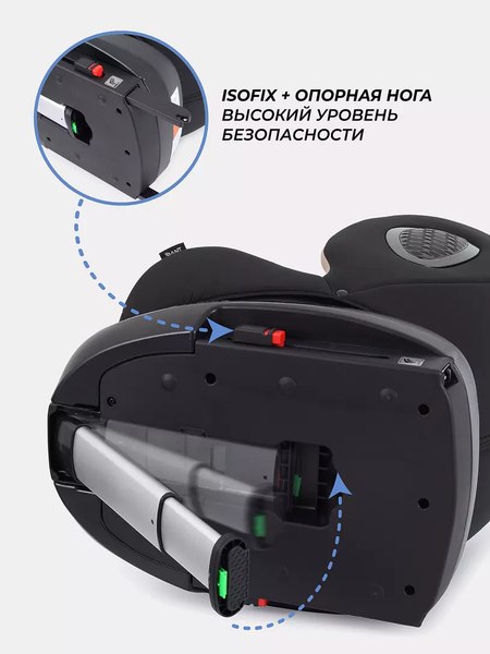 Изображение товара Автокресло Rant Helix Isofix / AY819 (черный)