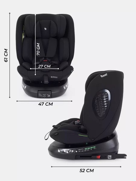 Изображение товара Автокресло Rant Helix Isofix / AY819 (черный)