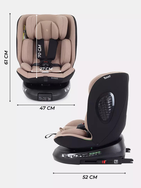 Изображение товара Автокресло Rant Helix Isofix / AY819 (бежевый)