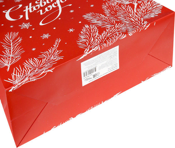 Изображение товара Пакет подарочный Miland Dream Cards Сияющий иней / ПКП-6697 (31x40x12см)