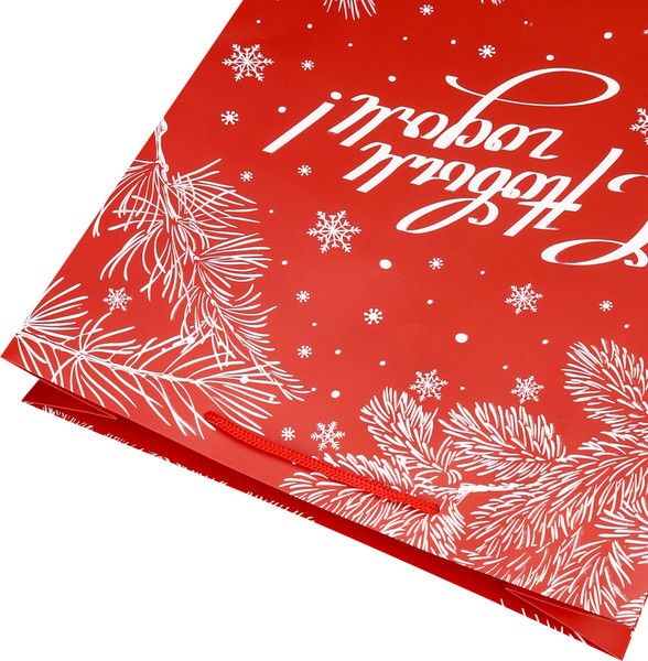 Изображение товара Пакет подарочный Miland Dream Cards Сияющий иней / ПКП-6697 (31x40x12см)