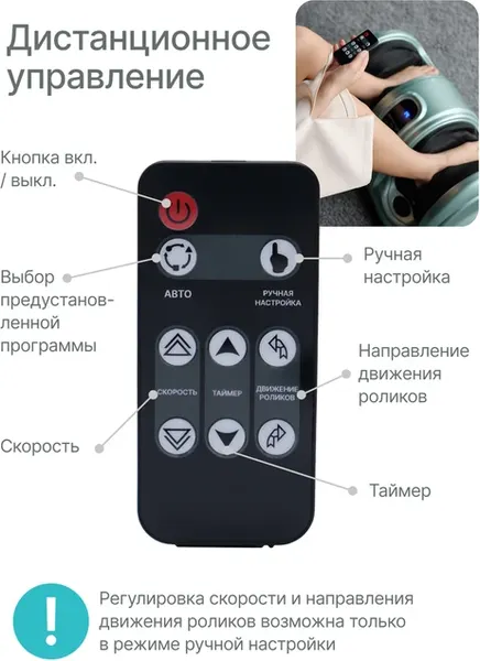 Изображение товара Массажер электронный CleverCare Silver Sky / CC-020S (голубой)
