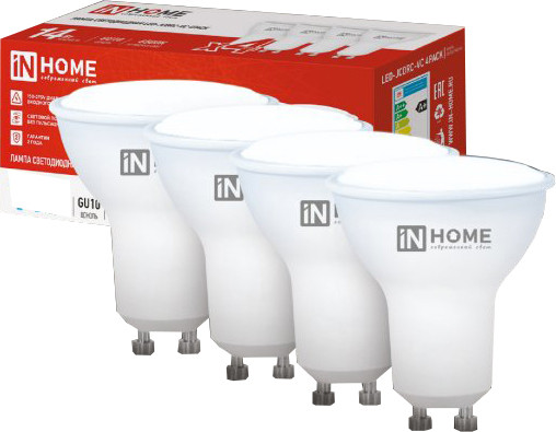 Изображение товара Лампа INhome LED-JCDRC-VC 11Вт 230В GU10 6500К 990Лм / 4690612055862 (4шт)