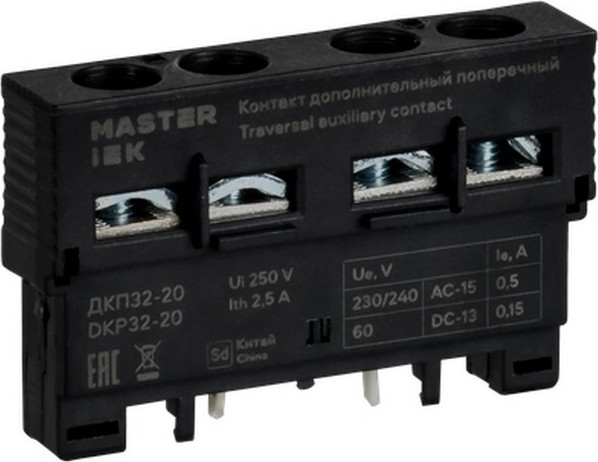 Изображение товара Дополнительный контакт IEK DMS11D-AE20
