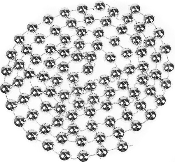 Изображение товара Гирлянда-бусы Miland Волшебный праздник / НУ-0059 (d 1.4см, длина 1.8м, серебристый)