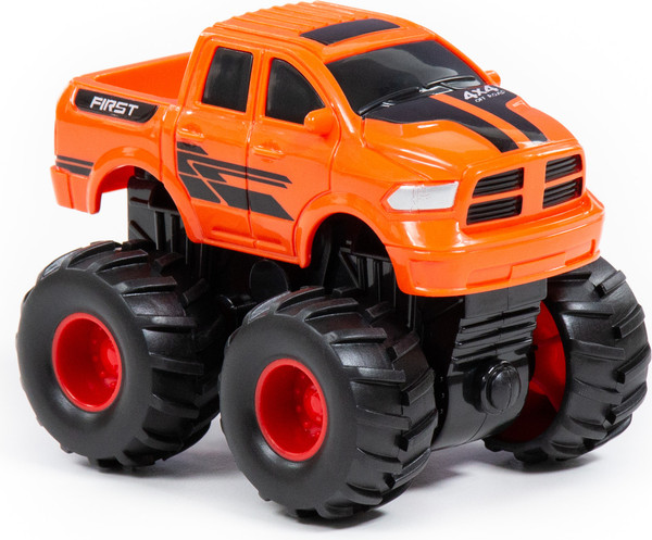 Изображение товара Автомобиль игрушечный Полесье Монстр Внедорожник. Пикап / 24576 (оранжевый)