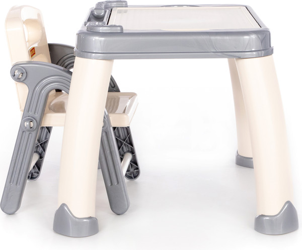 Изображение товара Комплект мебели с детским столом Полесье Набор дошкольника №2 / 11514 (серый/бежевый)