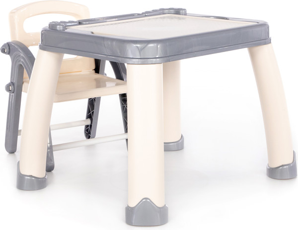 Изображение товара Комплект мебели с детским столом Полесье Набор дошкольника №2 / 11514 (серый/бежевый)