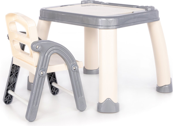Изображение товара Комплект мебели с детским столом Полесье Набор дошкольника №2 / 11514 (серый/бежевый)