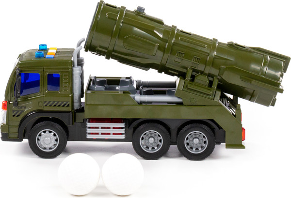 Изображение товара Автомобиль игрушечный Полесье Сити С зенитно-ракетной установкой / 95329