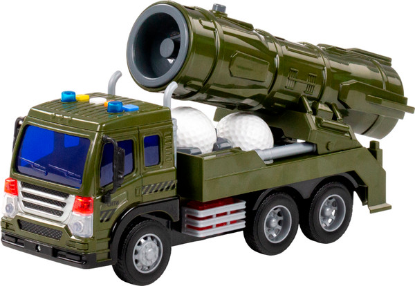 Изображение товара Автомобиль игрушечный Полесье Сити С зенитно-ракетной установкой / 95329