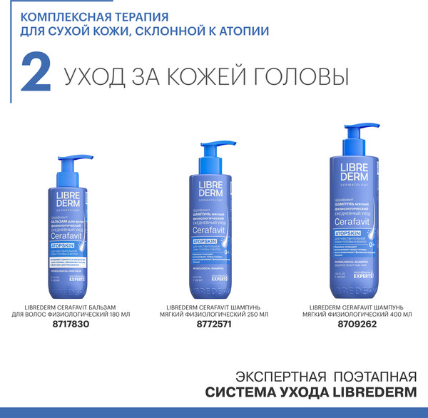 Изображение товара Крем для лица Librederm Cerafavit Питательный восстанавливающий ночной (30мл)