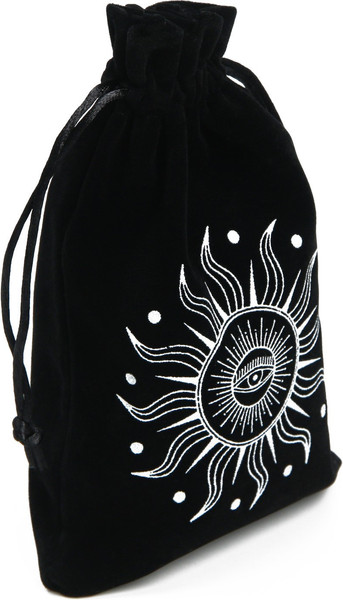 Изображение товара Мешочек для гадальных карт Лас Играс Таро на Хэллоуин. Солнечный свет / 7583451 (черный)