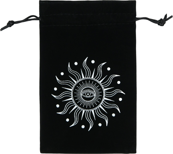 Изображение товара Мешочек для гадальных карт Лас Играс Таро на Хэллоуин. Солнечный свет / 7583451 (черный)