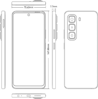 Изображение товара Смартфон Infinix Hot 50 8GB/256GB (Sleek Black)