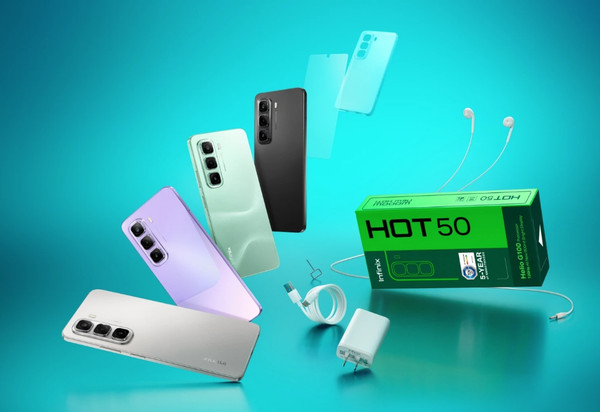 Изображение товара Смартфон Infinix Hot 50 8GB/256GB (Sleek Black)