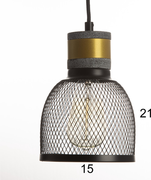 Изображение товара Потолочный светильник BayerLux Денвер / 10421123 (черный/золото)