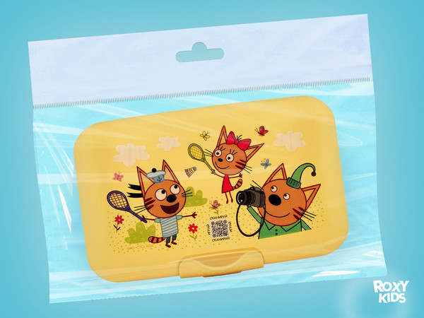 Изображение товара Ланч-бокс ROXY-KIDS Три Кота Каникулы / RFD-014