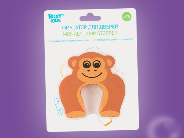 Изображение товара Дверной стоппер ROXY-KIDS Обезьянка. Этиленвинилацетат / RDF-002