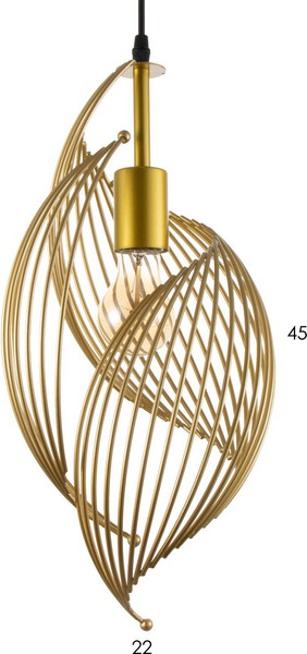 Изображение товара Потолочный светильник BayerLux Шелла / 7557305 (золото)