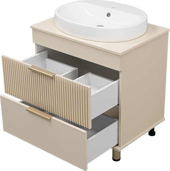 Изображение товара Тумба с умывальником Brevita Enfida 70 / ENF-06070-0342Я+0116