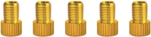 Изображение товара Переходник для ниппеля велосипедного ZTTO Presta/Shrader SZ-FZMJT (5шт, оранжевый)