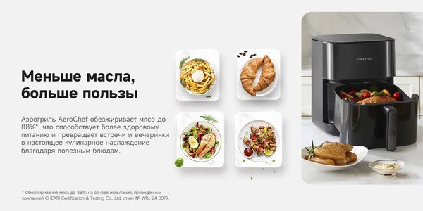 Изображение товара Аэрогриль Trouver Air Fryer FD10 Pro VFF12A (черный)