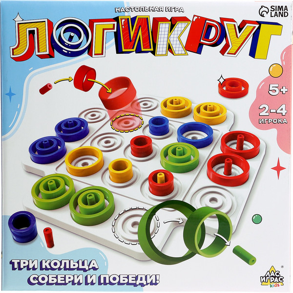 Изображение товара Настольная игра Лас Играс Kids. Логикруг / 10627629