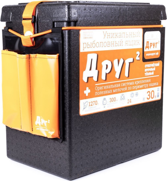 Изображение товара Ящик рыболовный Camping World Друг-2+ / 138417 (30л, черный)