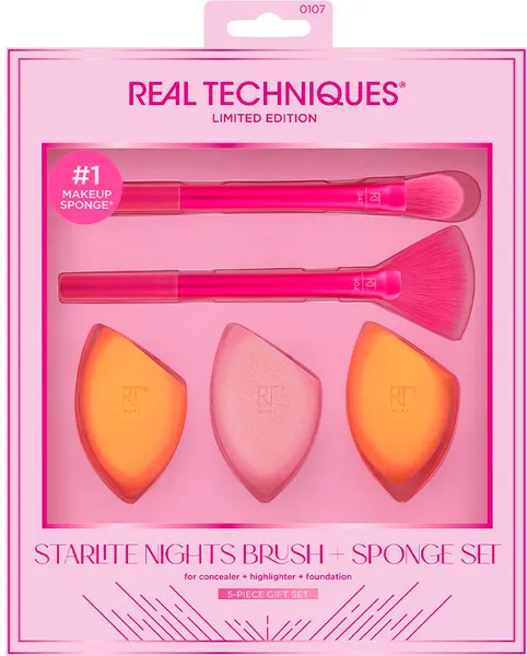 Изображение товара Набор кистей для макияжа Real Techniques Starlite Nights Brush + Sponge Set