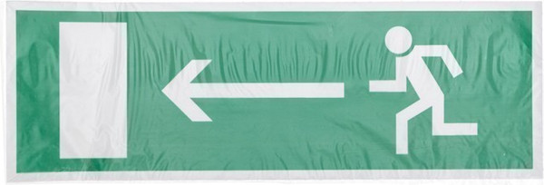 Изображение товара Информационная табличка Rexant Направление к эвакуационному выходу налево / 56-0025-2