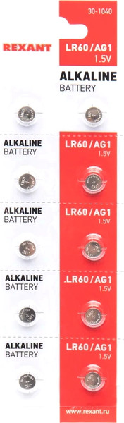 Изображение товара Комплект батареек Rexant 30-1040 (10шт)