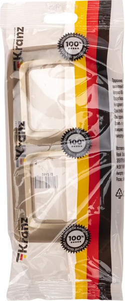 Изображение товара Рамка для выключателей и розеток Kranz KR-78-0316 (золотой)